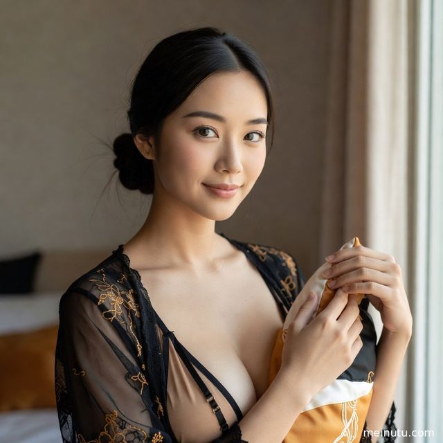 Bold Boudoir Photography by the Window with Soft Backlight | Asian Women Portraits