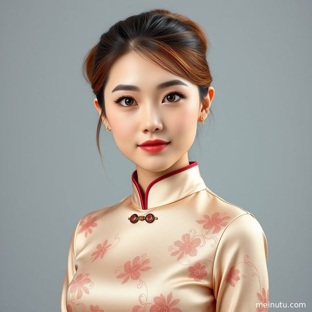 民国旗袍美女写真｜室内柔光 asian women 近景细节图集