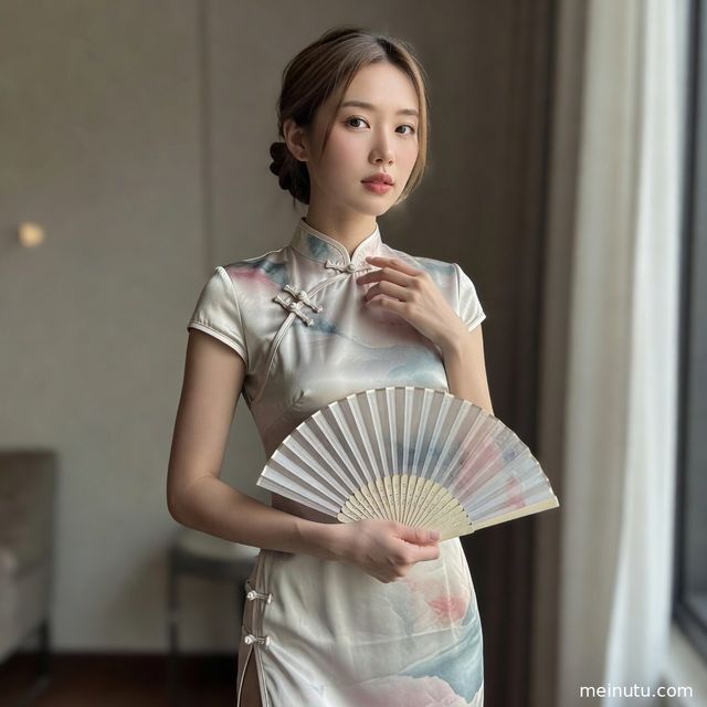 丝绸旗袍写真｜asian women 旗袍美女高清图集