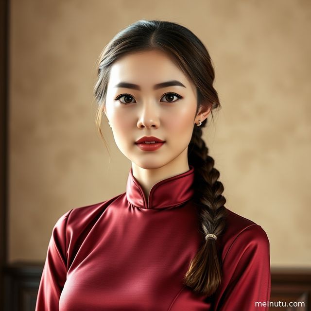 中式改良旗袍晨光写真｜Asian旗袍美女电影感光影图集