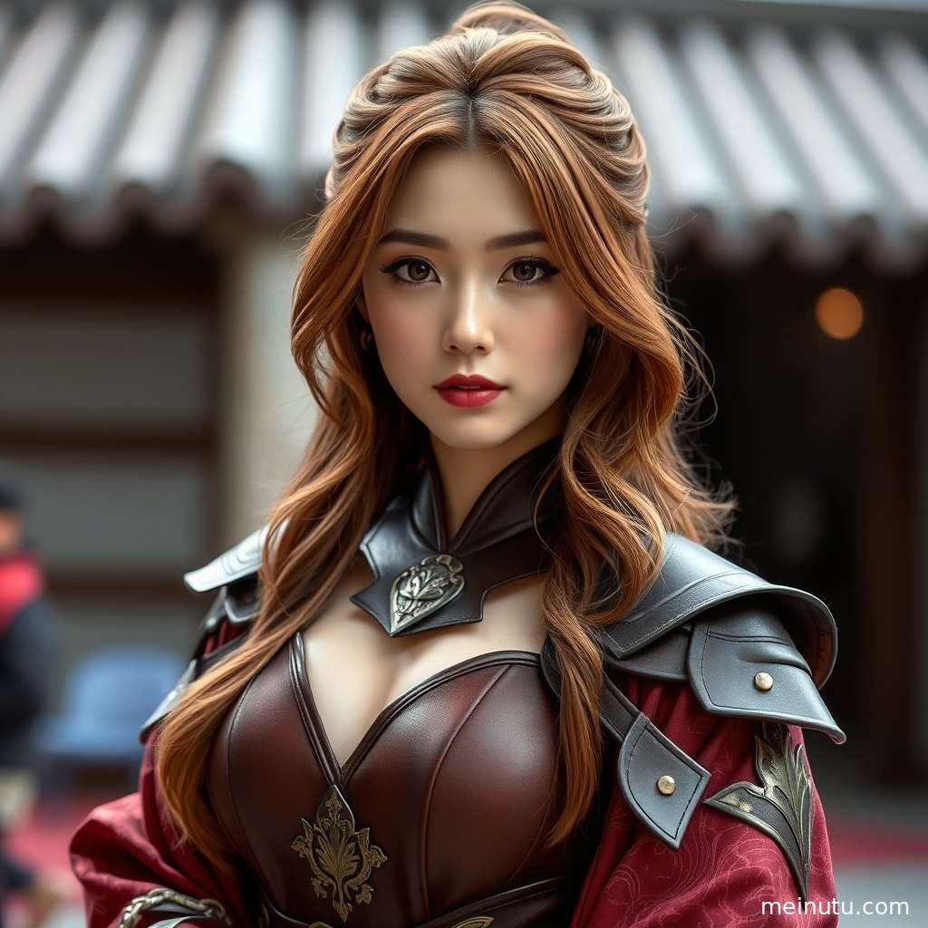 百变小樱cosplay服装图集中成年女子侧身回眸，粉白裙装与柔和晨光营造动漫cos质感。
