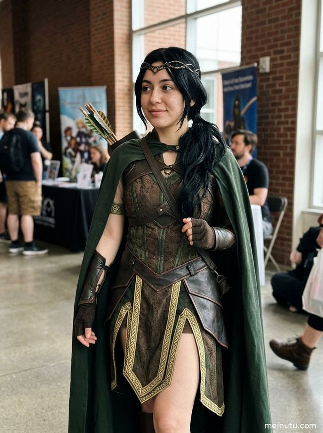 北京cosplay服装窗边清透高光写真｜欧美美女COS写真图集
