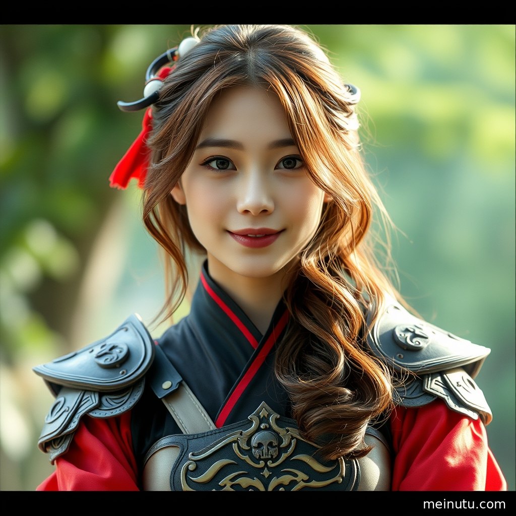 逆光勾勒出女性Cosplay服装的轮廓，海风轻拂，画面充满诗意。