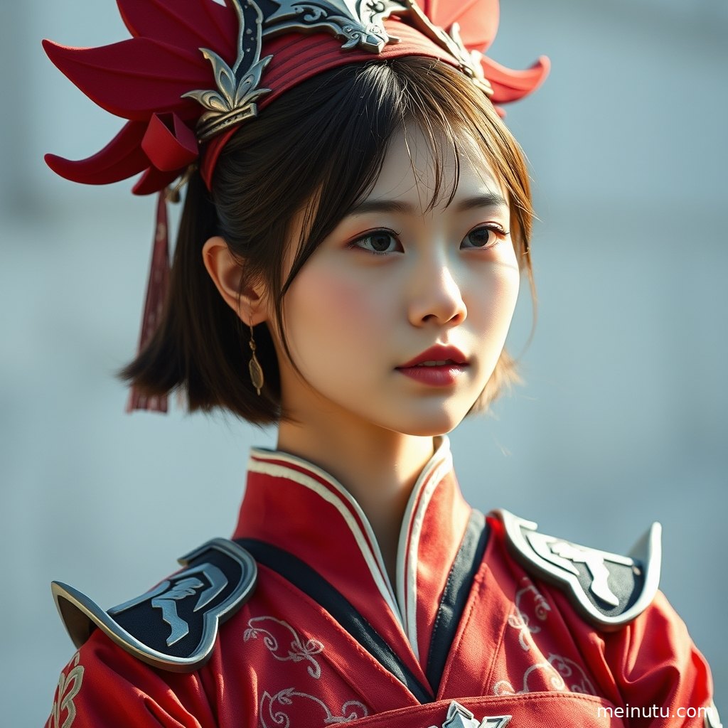 高清Cosplay漫展写真，捕捉女性Coser的全身动态与侧面光影效果。