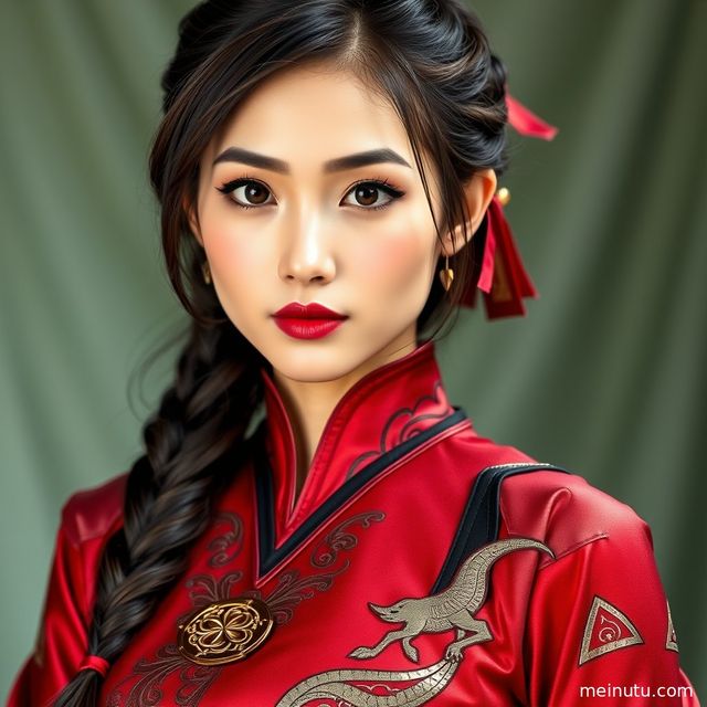 庭院暖色侧光cosplay美女写真图集｜亚洲年轻成年女性Coser近景细节