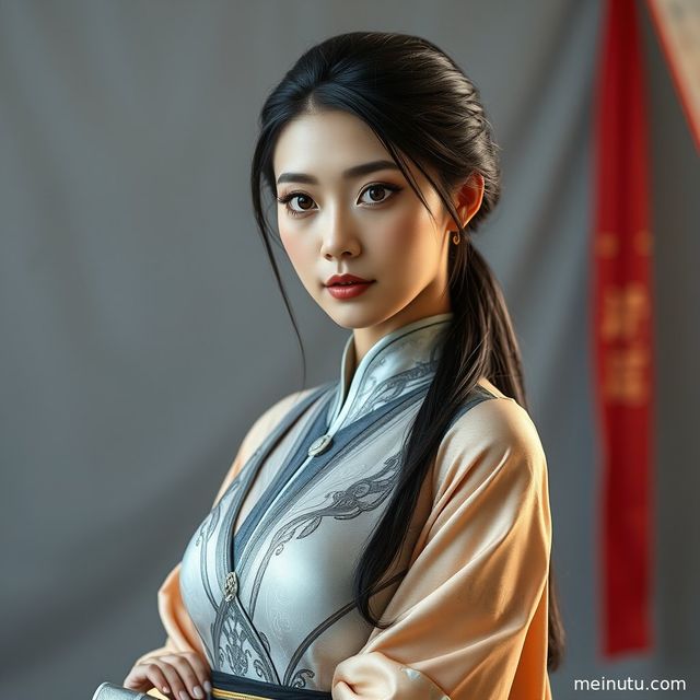 Asian成年女性动漫人物cosplay服装写真｜室内柔光暖色侧光COS图集
