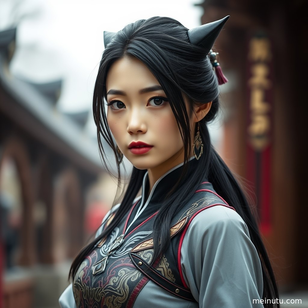 高清coser写真以柔光背景和精致妆造呈现动漫人物cosplay服装图集风格。