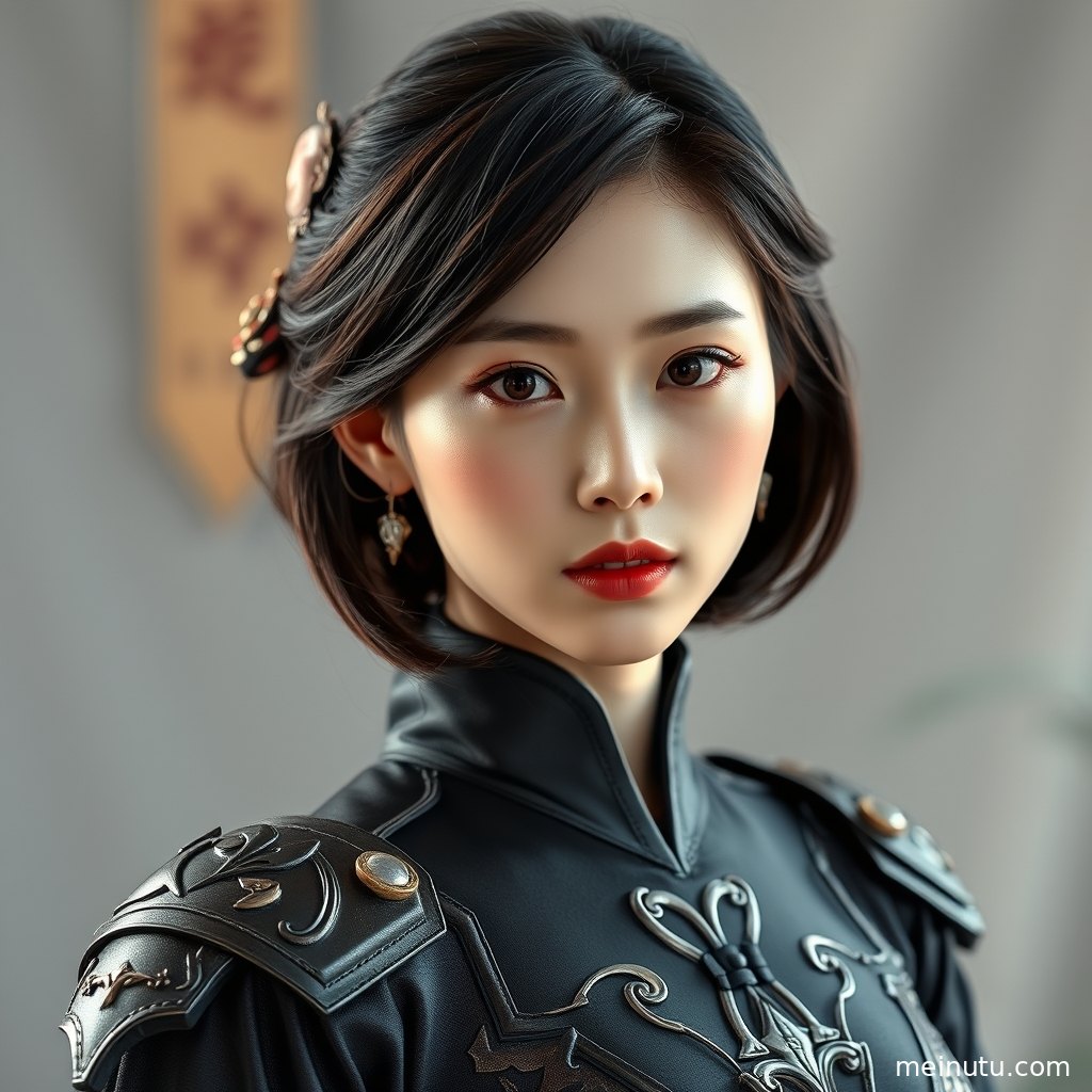 街拍场景中的成年女性展示白色披风和手套，暖色灯光营造动漫cos角色扮演氛围。