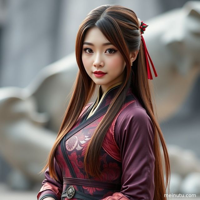 黑白无常cosplay服装街拍写真｜阴天漫射光俯拍COS写真