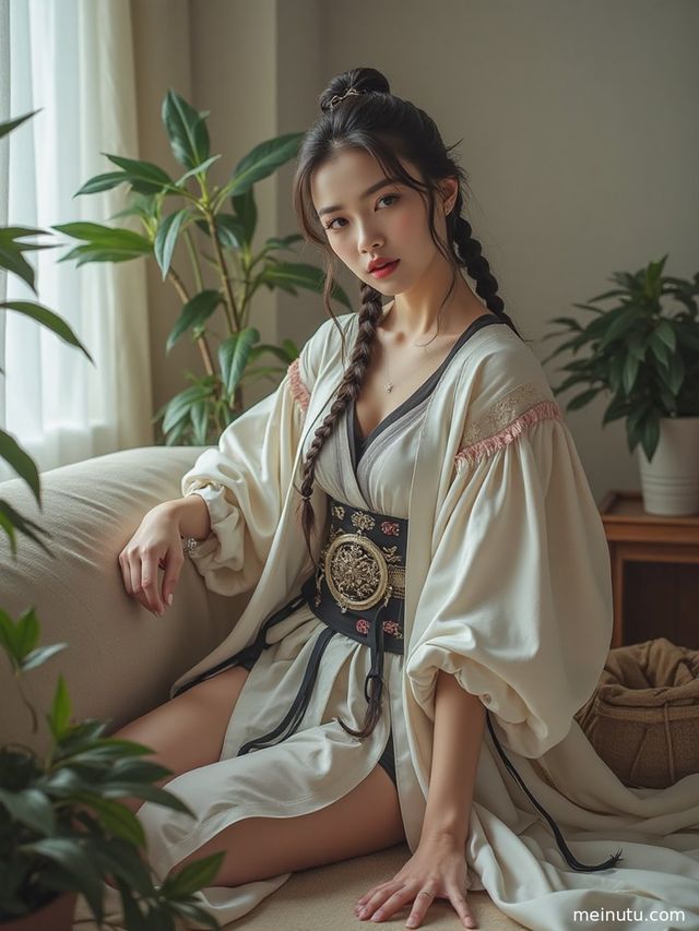 Cinematic Cosplay Photoshoot by Window Light | Asian Girl Photos & Cosplay Portrait Gallery