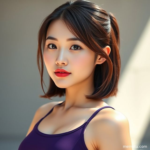 瑜之美瑜伽服写真｜asian women自然光街拍健身美女图集