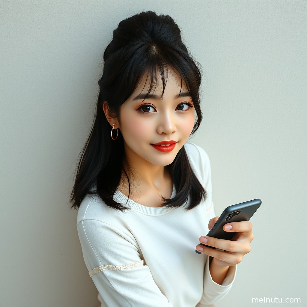 年轻成年女性站在街景光影中，日系清新风格突出温柔气质与高清质感。
