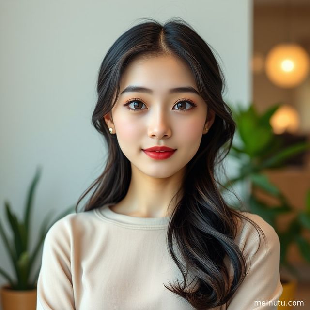 美女写真高清：海边自然光清新写真半身图集