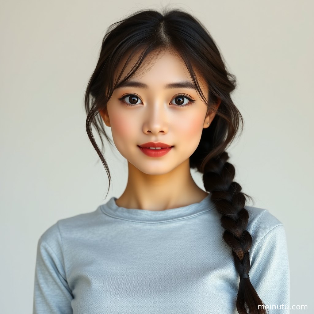 花丛背景下的成年女性清新写真，柔和逆光勾勒肩颈线条。