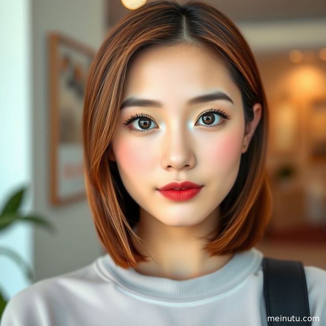 清纯美女清新写真：花园清透高光下的优雅身材比例图集
