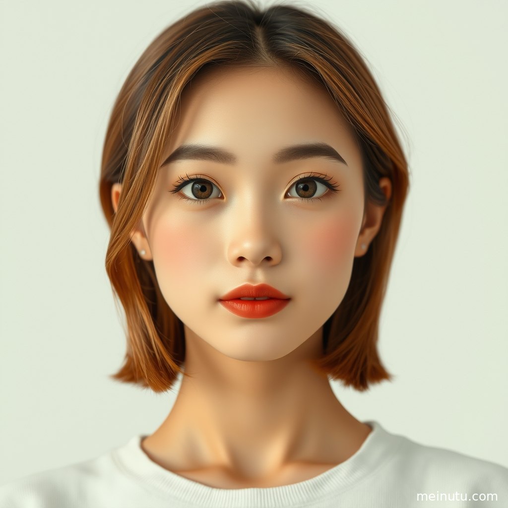花园柔光人像中，年轻成年女性侧身微笑，曲线写真感自然细腻。