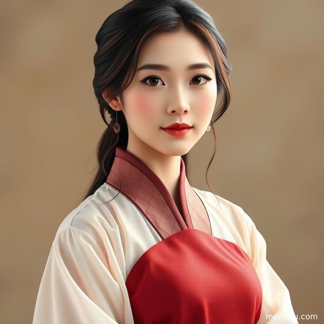 Short Hair Chinese Hanfu Photoshoot by the Sea with Soft Backlight