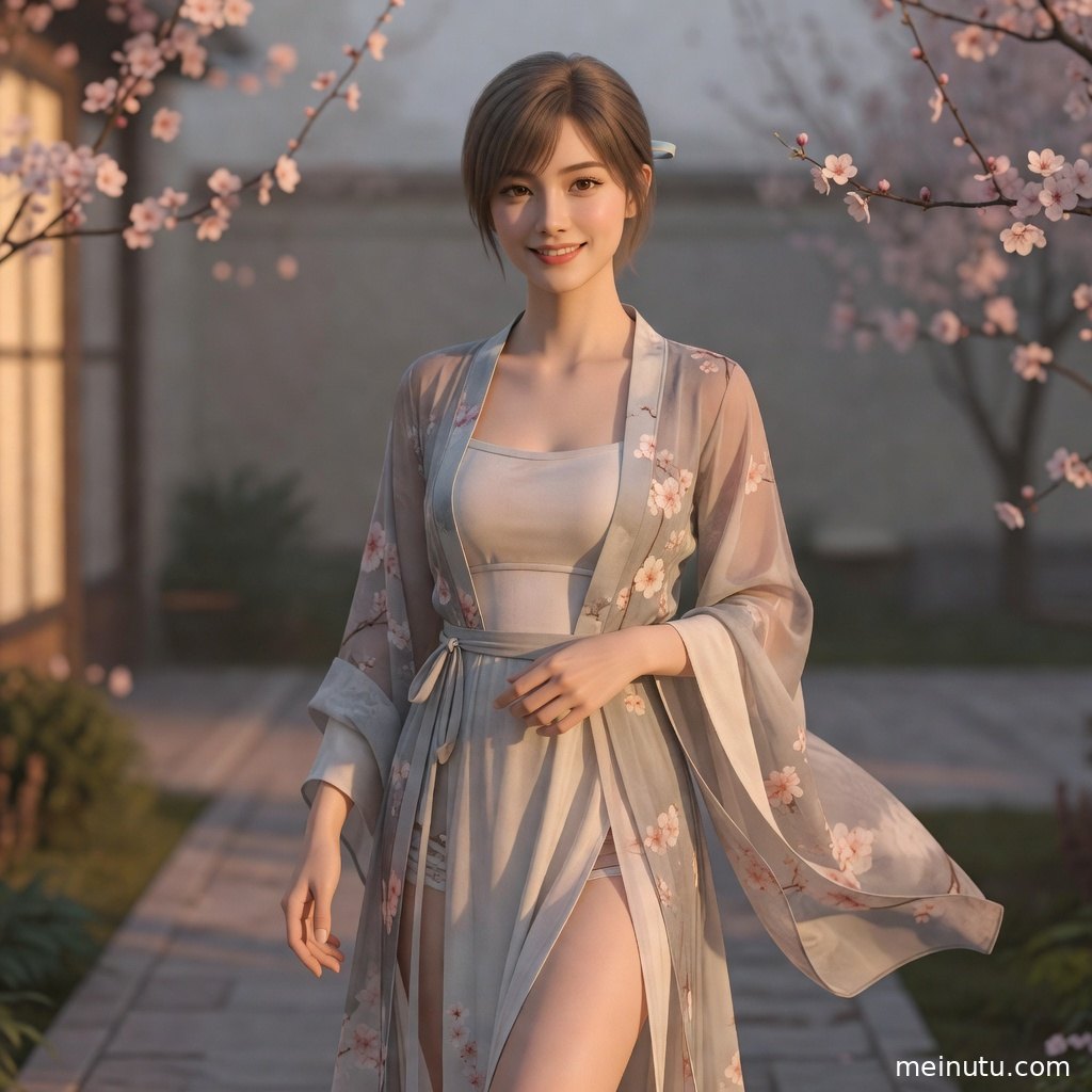 古风汉服女在暖光窗棂旁低眉静坐，高清画面突出织物纹理与侧脸轮廓。