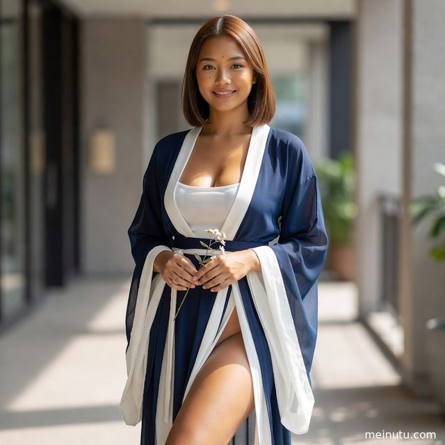 Asian Women Chinese Hanfu Photoshoot by the Window with Luminous Portrait Highlights