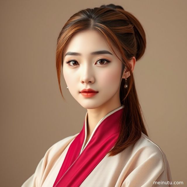 Asian汉服美女日常汉服造型写真：晨光柔和逆光全身图集