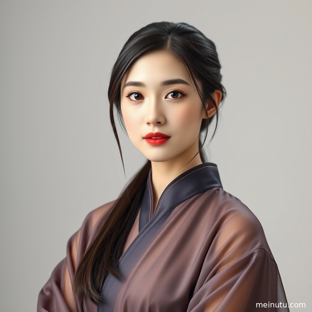 宋制汉服版型 晨光 清透高光近景细节展示服饰面料、配色与画面质感。