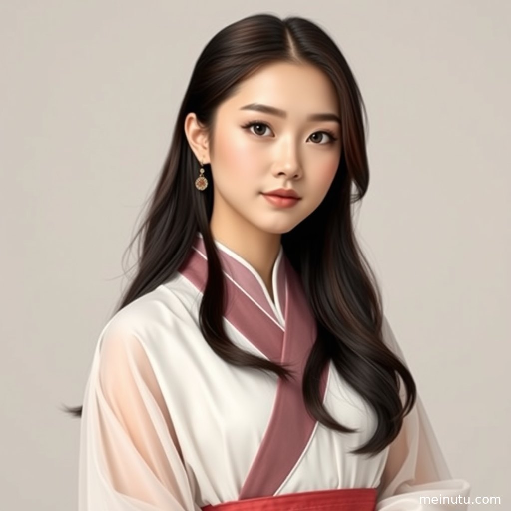 国风写真特写捕捉宋制汉服袖摆与腰间配饰，画面细腻适合作为古装美女图片参考。
