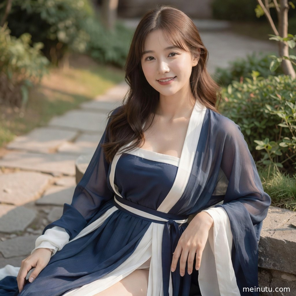 古风写真以华丽唐制配色和柔和光影突出汉服人物的典雅气质。