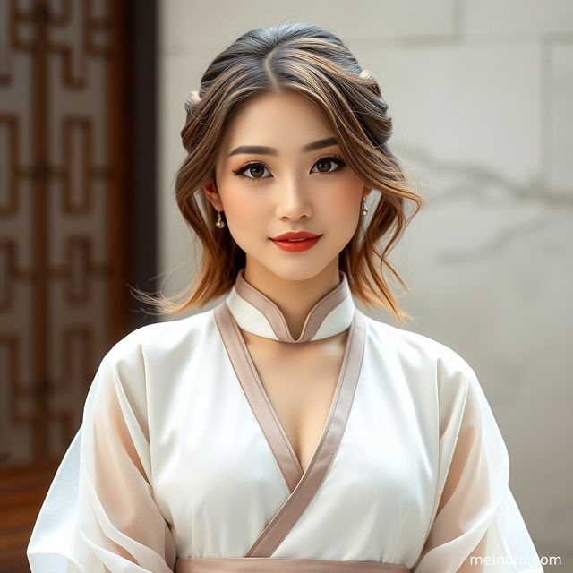 Asian汉服美女窗边古风写真｜阴天漫射光汉服和古装图集