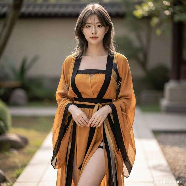 汉服造型师花园清透高光写真｜asian women汉服美女古风图集