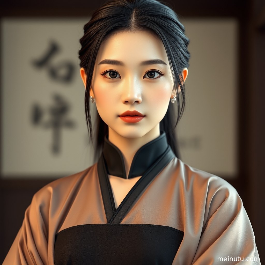 窗边汉服写真特写展现精致发饰、衣袖纹理与温柔光影。