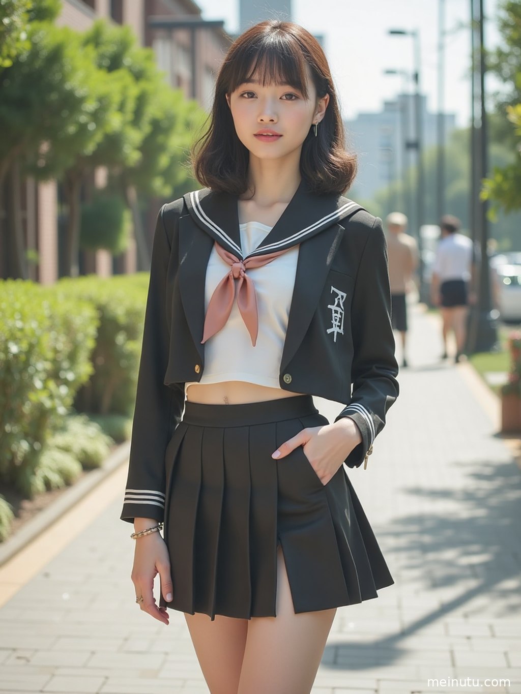 女性侧脸，窗边光线勾勒迷人轮廓。