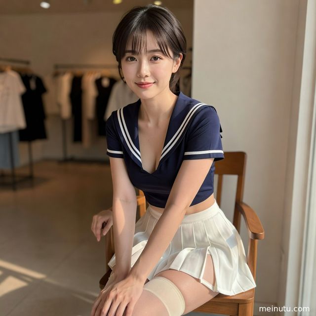 jk制服分哪几种风格图集｜室内柔光JK制服写真