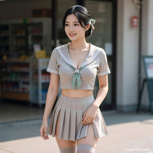 jk制服是哪种衣服写真｜室内柔光JK美女制服图集