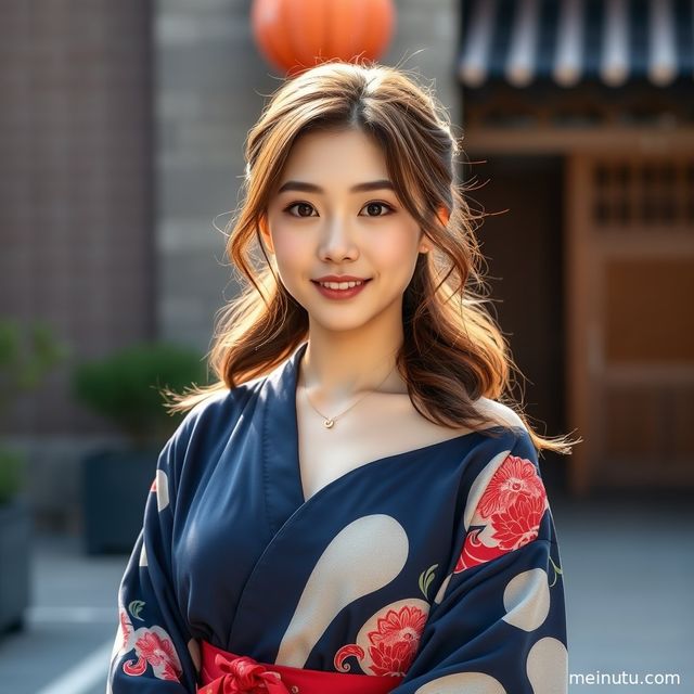 日本和服文化ppt室内柔光写真｜asian women和服写真图集