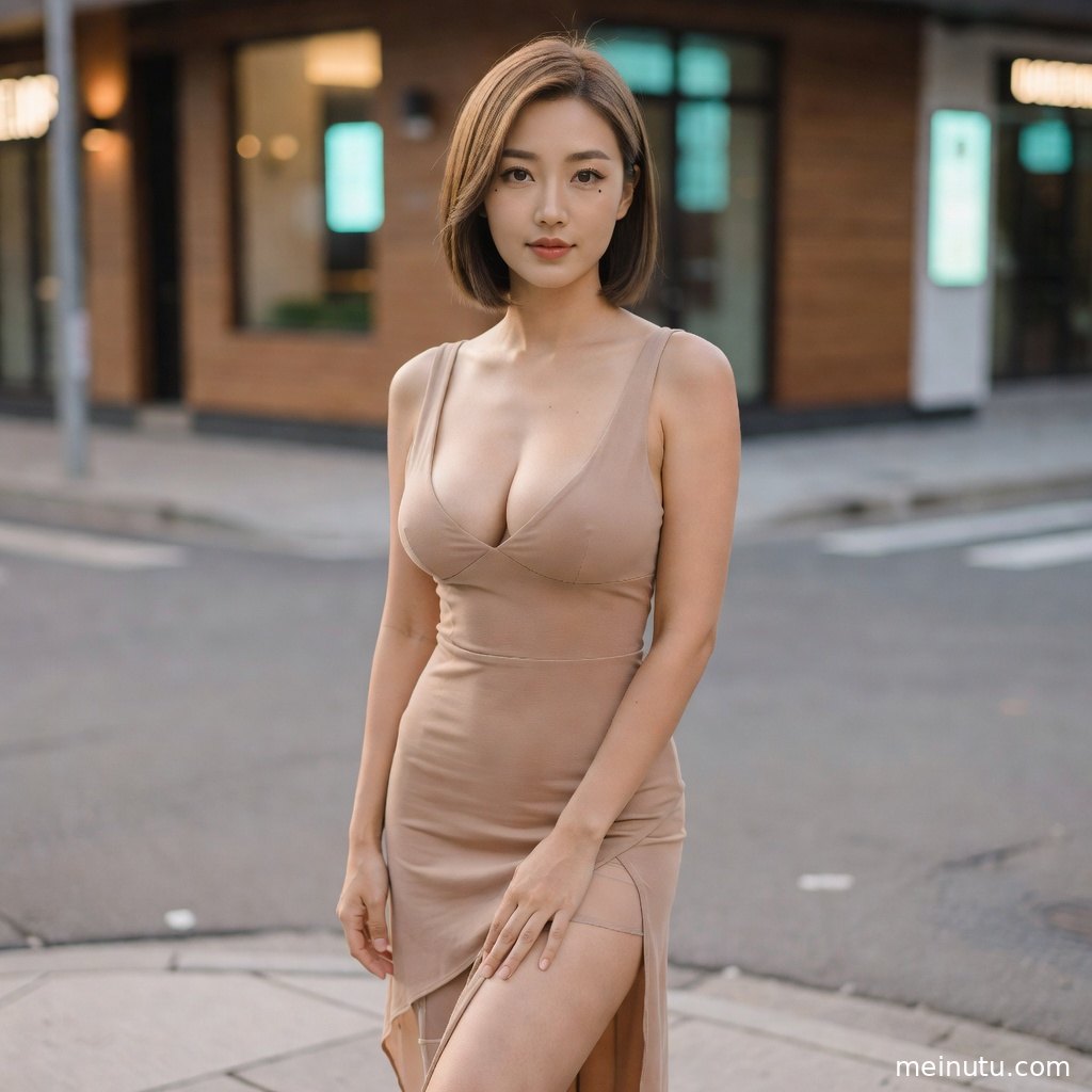 灰白留白背景下的成年女性侧身肖像，适合4K美女壁纸与锁屏使用。