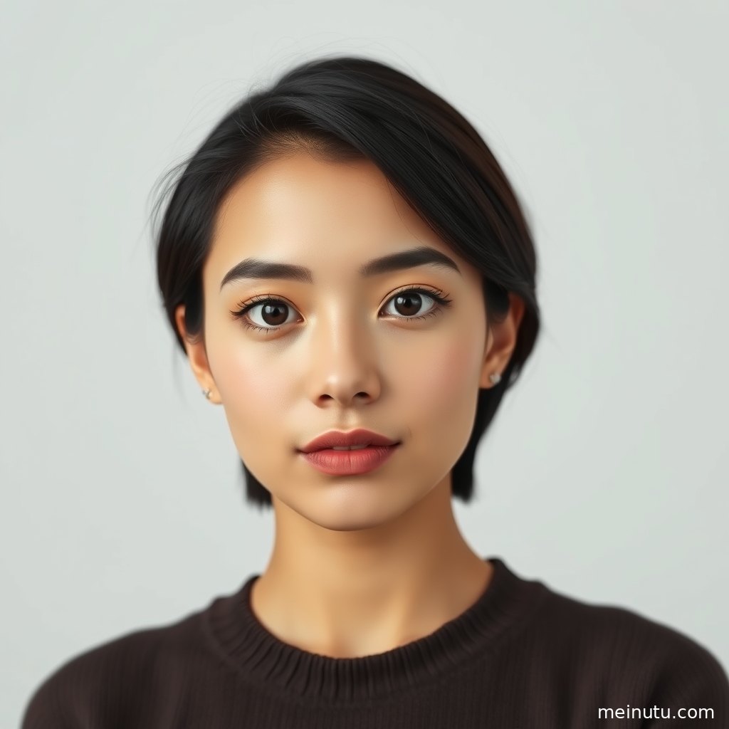 动漫感美女壁纸特写，花园自然光与精致服饰呈现高清画质。