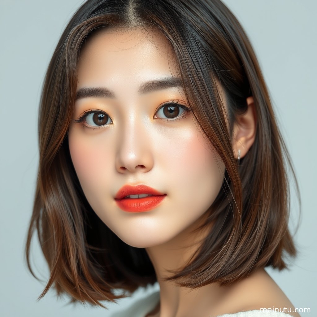 窗边半身构图的成年女子写真，浅色服饰与自然光适合高清壁纸。
