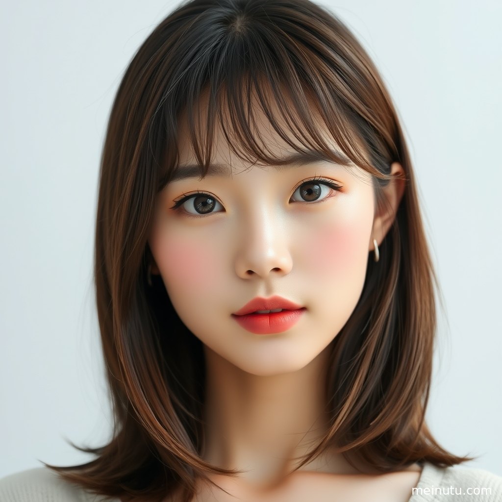 年轻成年女性侧身望向窗外，竖屏画面呈现温柔光影与4K美女壁纸质感。