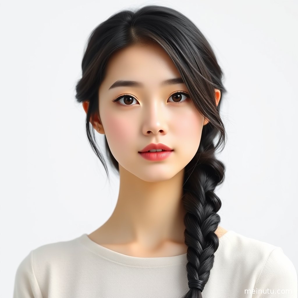白色窗纱旁的成年女性侧脸特写高清壁纸，适合竖屏锁屏展示。