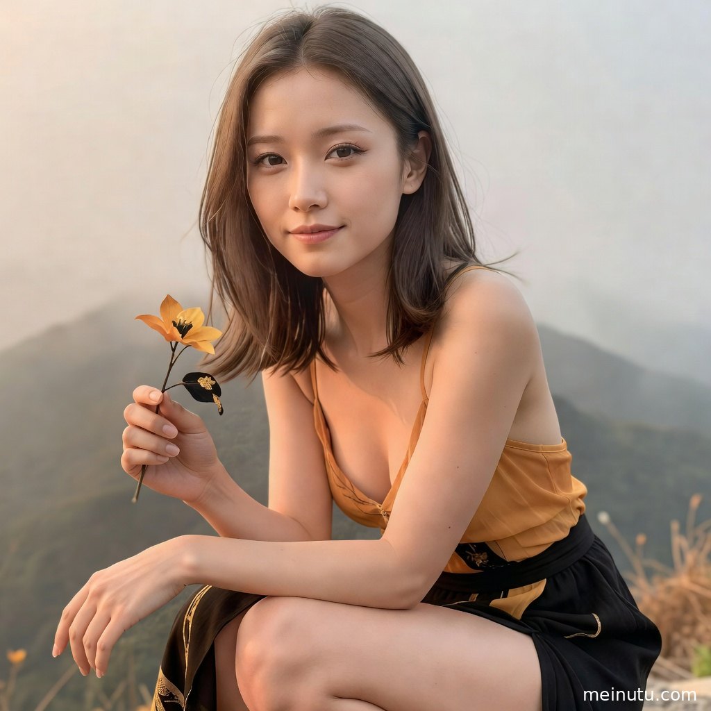 高清壁纸风格女性写真，竖版构图适合手机锁屏。