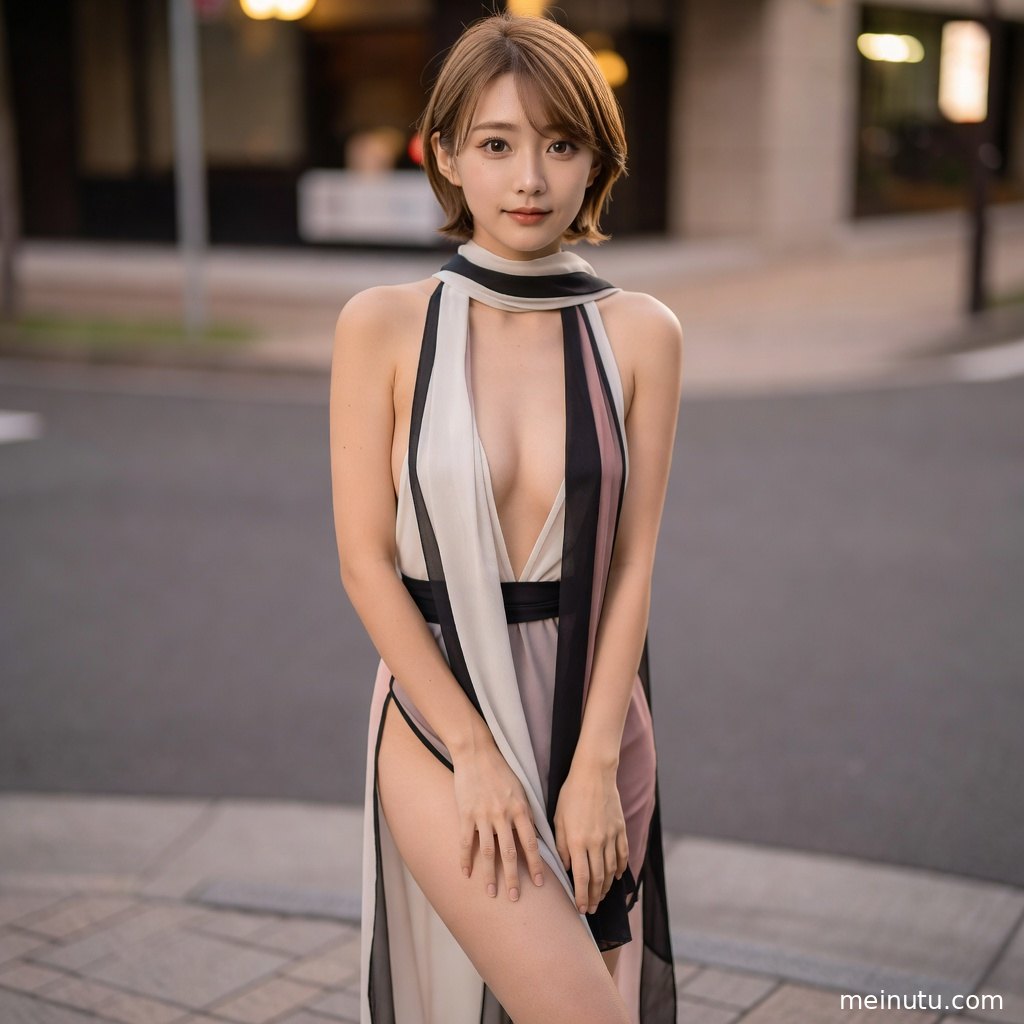 竖屏美女壁纸写真，女性模特穿浅色服饰呈现温柔氛围