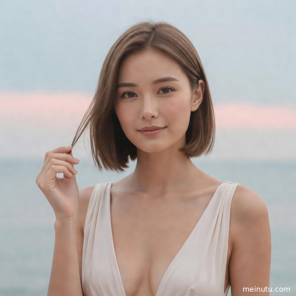 4K美女壁纸竖屏写真，温柔氛围与细腻画质呈现优雅人像。